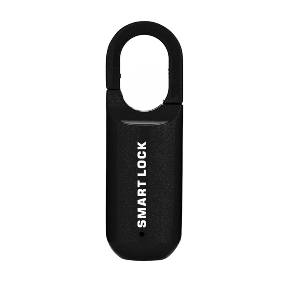 Mini Fingerprint Padlock Zinc Alloy Usb Rechargeable 9104899484642
