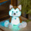 Solas Oíche LED Pillow Plush Husky Lonrach 25cm 1