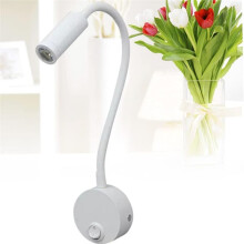6PCS 3W Bookcase Lights Minimalist Table Lamp Gooseneck Reading Wall-Mounted Light for Bedroom Dormitory LED Work Lamp