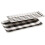 Conjunto de travessas de cerâmica xadrez preto e branco de 35,5 cm (14 polegadas) 1