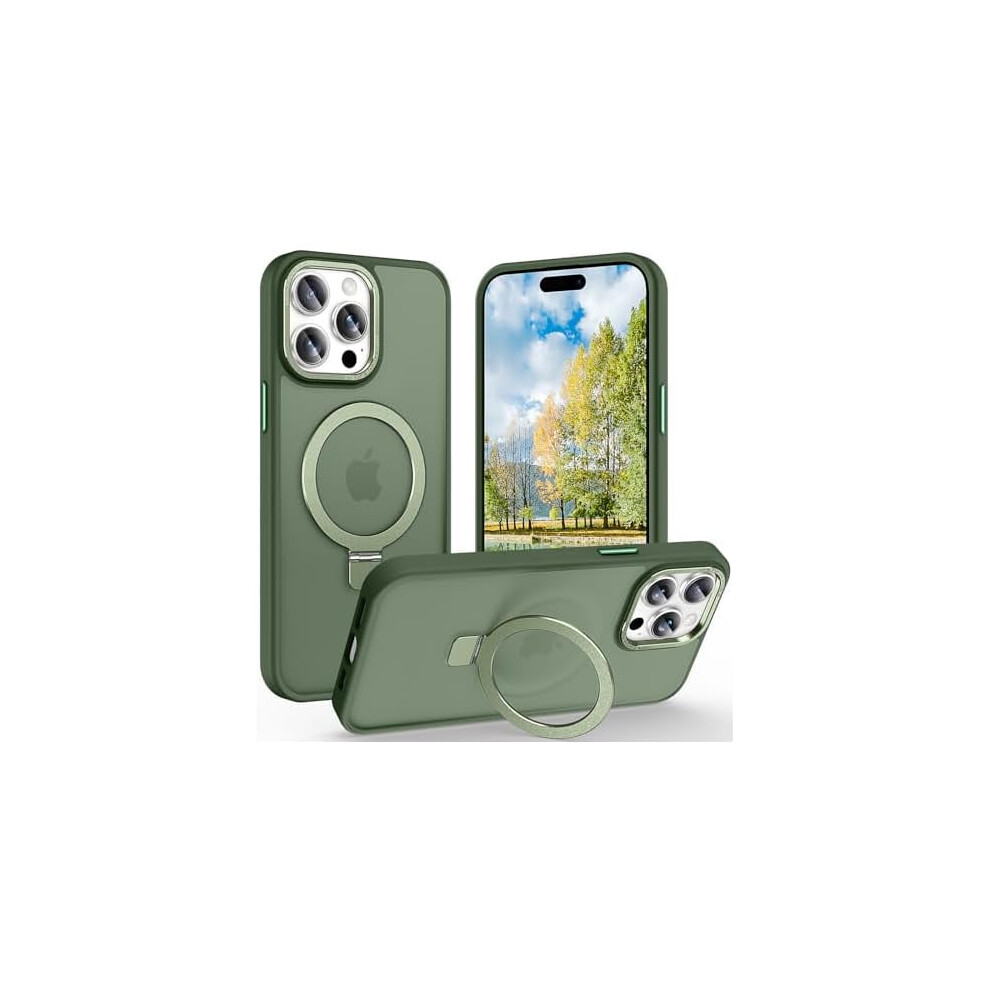 Magnetic Iphone 15 Pro Max Case With Ring Stand 9450273271781