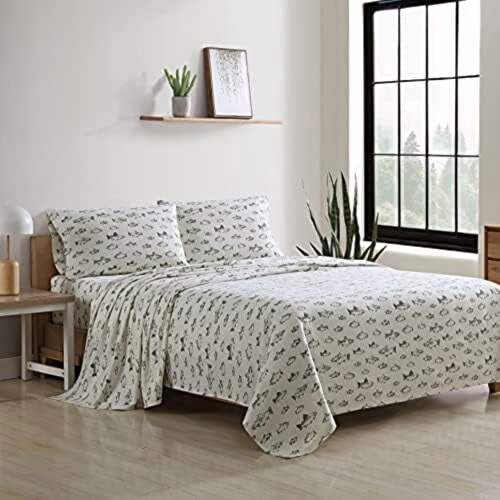 100% Cotton Flannel Twin XL Sheet Set