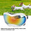 Hundegoggles Rot PC UV winddicht Groß/Mittel 4