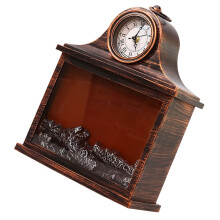 Fireplace Lamp Coffee Color Plastic 39x11.8in USB Powered 1