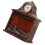Fireplace-Shaped LED Lamp Coffee Plastic 39x30x13cm 1