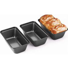 Set di mini stampi per plumcake in acciaio al carbonio antiaderente, confezione da 6