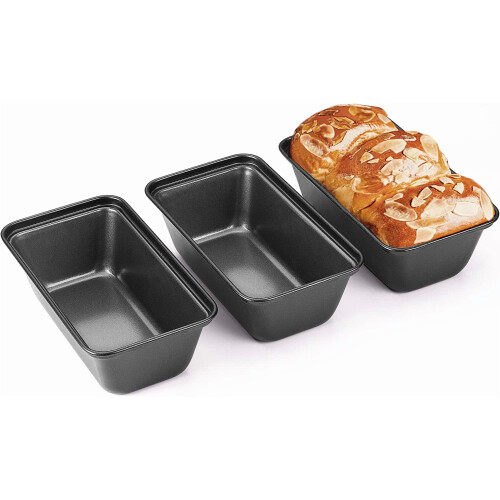 Mini-brödformsset – Non-stick kolstål, 6-pack