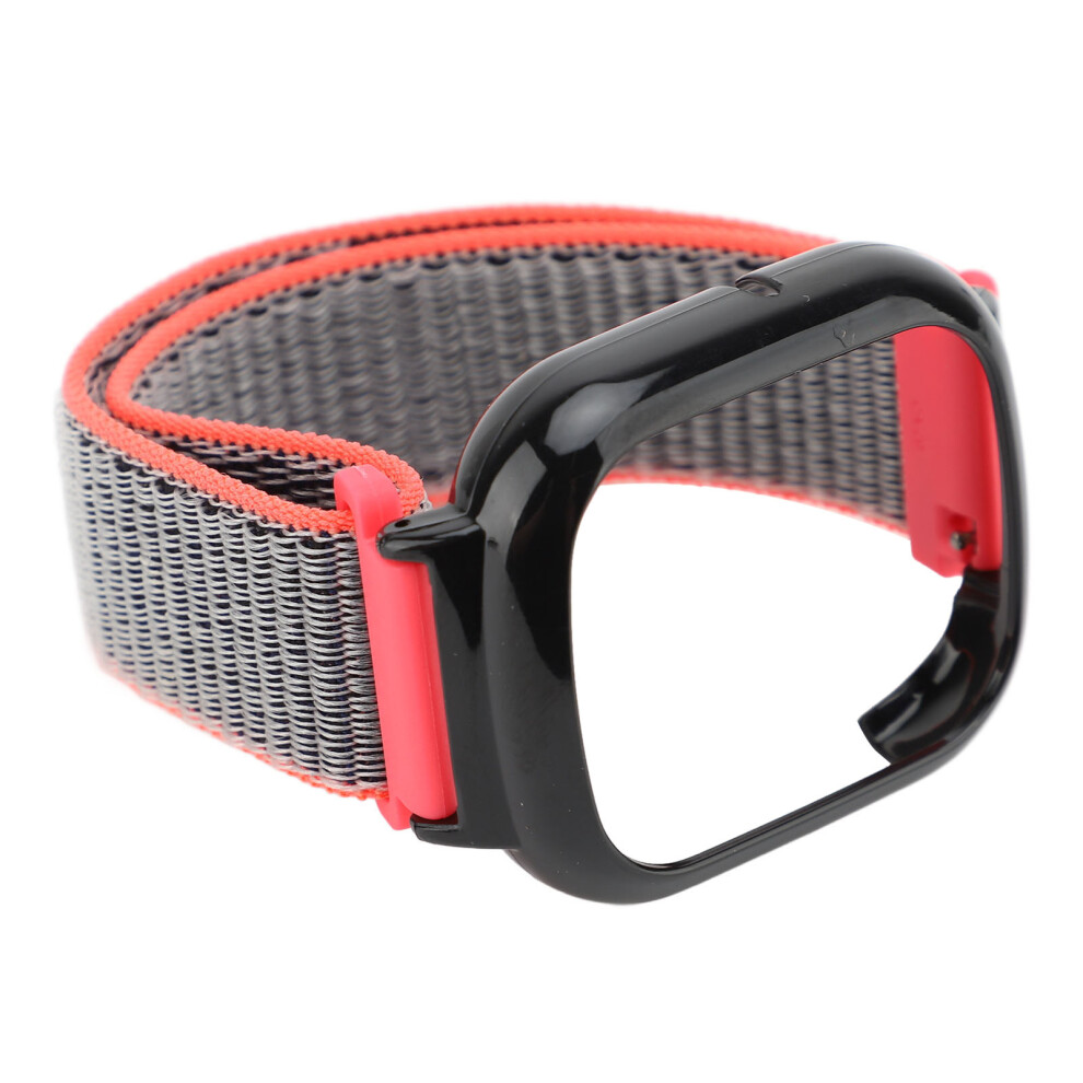 Shiny Nylon Watch Band For Watch 4, 27.5Cm Strap Pink 4041390904437
