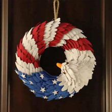 250-års jubilæumsørnekrans 38 cm patriotisk