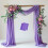 Lavendel Lilla Transparent Polyester Bryllupsbue Drapering2 1