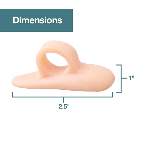 4-delt Hammer Toe Corrector Crests Silikone