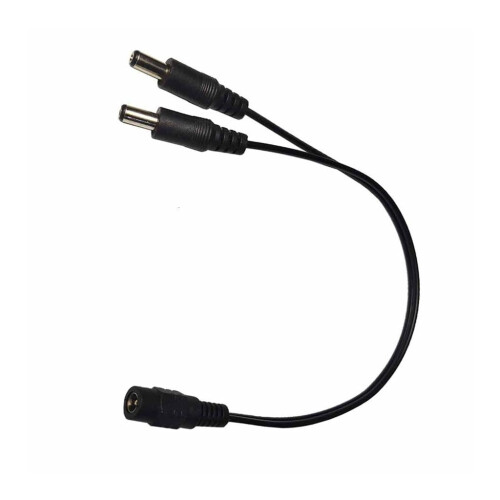 Cable divisor de alimentación DC5.5x2.1mm hembra a macho, 30 cm