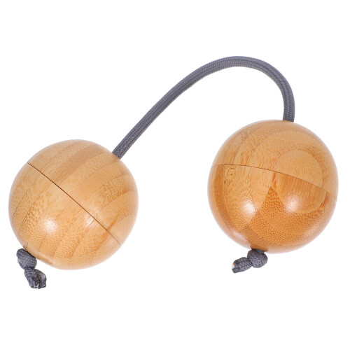 2Pièces Asalato Percussion, Shaker Main Bambou Durable Pour 1