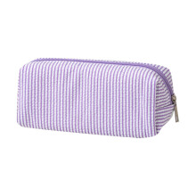 Estuche para lápices a rayas Kexuey, estuche para lápices de gran capacidad con diseño a rayas, adecuado para estudiantes, artistas y