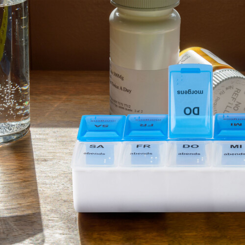 7-Tage-Pillenbox mit 2 Fächern 2