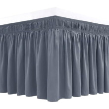 Bettrock für ein Queensize-Bett mit Rüschen, 30 cm Fallhöhe, Polyester