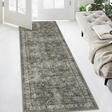 Πλενόμενο χαλί vintage floral runner 2ft x 6ft
