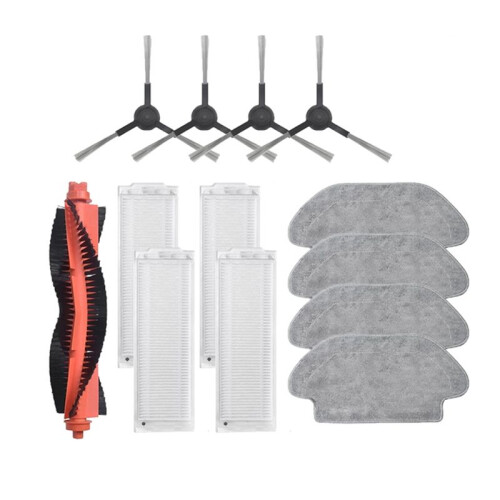 13 Pcs for  RCV 3 Vacuum Cleaner Accessories Main Side Brush Mop Filter 1