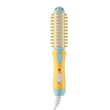 Curling Iron Heated Round Brush Antiscald Mini Curling Brush For Short Hair Electric Wand Curling Iron Ceramic Hair Tools For Styling