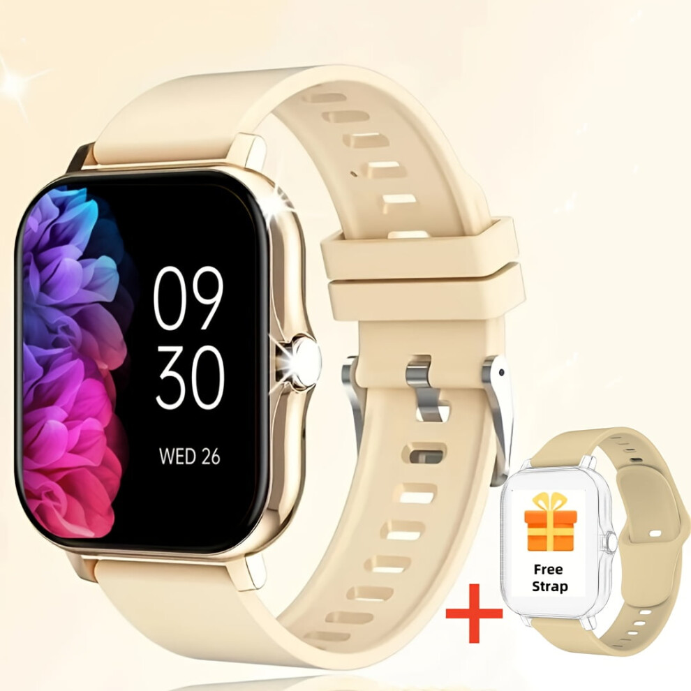 Smart Watch With Call/Message Alerts, Diy Dial, Large Display & Pedometer Â Compatible With Ios/Android 9193271689072