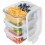 34oz glazen voedselbewaarcontainers (3-pack) 1