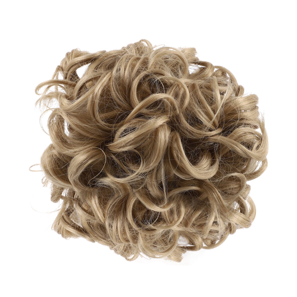 Short Curly Wig Beige â Handmade Heat-Resistant Hairpiece
