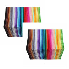 40-fargers firkanter av ikke-vevd stoff 15 x 15 cm  2 stk