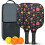 Pickleball-padlesett i blomsterfiber, 2 padler + 2 1
