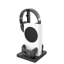 Xbox Series S Cooling Stand with Turbo Fan – Vertical Holder & Low-Noise Cooler for XSS Digital Edition | Compatible with Xbox Series S