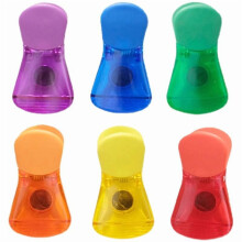 Clips para alimentos - Clips para sellar bolsas de snacks, clips de refrigerador de colores, clips herméticos para almacenamiento en la cocina del