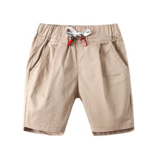 Toddler Boys' Loose Fit Casual Shorts Breathable 5 Point Play Pants for Everyday Outdoor Activities Kids Shorts Khaki 3-4 Years