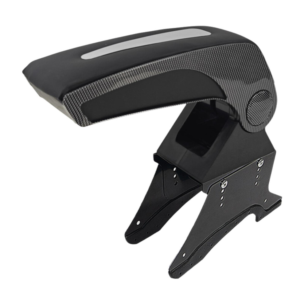 Car Center Console Armrest Box Car Height Adjustable Pu Arm Rest Storage Box 9485826380177