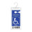 Handicap Placard Holder Disabled Parking Permit Protector Mirror Tag Sleeve-NEW E9I3 1