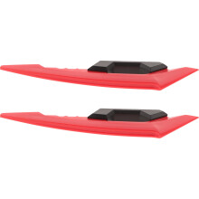 1 par de alerones laterales aerodinámicos universales para motocicleta, alerón decorativo lateral para bicicletas eléctricas, alerón delantero.