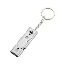 150 High-decibel Dual-frequency Whistle Boom Whistle Aluminum Portable Alloy Whistle Outdo V8d5 Metal Chain Camping F8P6