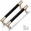 Aluminum Cabinet Pulls Gold Black Oxidation 2 Pack 1