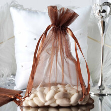 Sachets cadeaux en organza BalsaCircle (10 pièces, 15 x 23 cm) pour bijoux, bonbons et autres petits cadeaux d'invités.