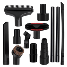 Kit de 12 accesorios universales para aspiradora de 1 a 1¾ pulgadas.
