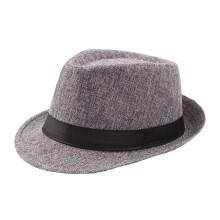 Simplicity Fedora-hoeden met brede rand voor mannen, vrouwen en unisex. Tijdloze klassieke Manhattan gestructureerde gangster trilby fedora-hoed.