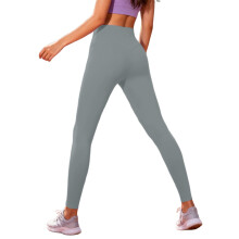 Leggings til kvinder Sømløse yogabukser til kvinder Mellem-lav talje Squat-proof og høj talje Mavekontrol til træning Gym Fitness Løb
