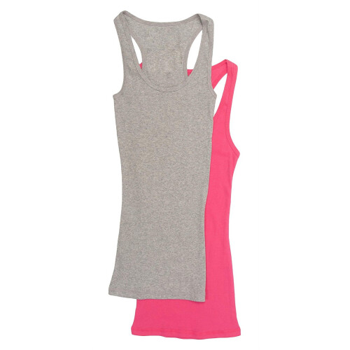 Γυναικεία & Plus μπλουζάκια γυμναστικής Cami Racerback με ριμπ ύφανση από βαμβάκι