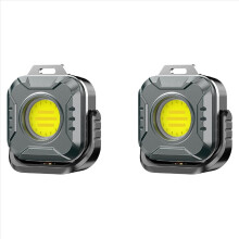 Visszagörgetések és egyebek2X Mini LED munkalámpa, 1200mAh hordozható, újratölthető mágneses lámpák kültéri kempingezéshez,