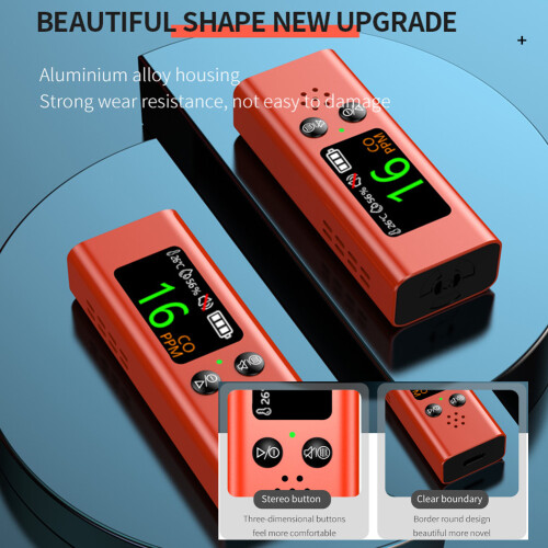 3in1 Air Quality Tester - Digital CO, Temp, Humidity, TFT Display 1