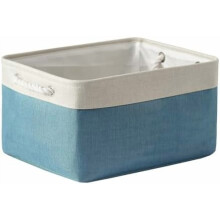 Contenitore in tessuto con manici e coperchio, 20 litri.