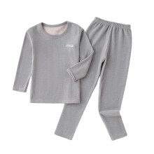 Kids Thermal Base Layer Set Gray 4 Years
