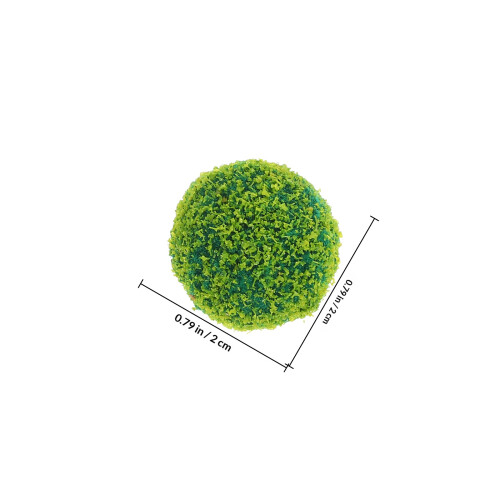 5Pièces Boules Vertes Pour Décor De Jardin Maquettes 1