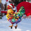 2D LED kersttuinpaal – Kippendesign 1