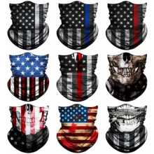 Neck Gaiter Face Mask Men Women,Seamless Bandana Rave Face Cover Scarf Mask,Balaclava,Headband, Head Wrap,Headwear