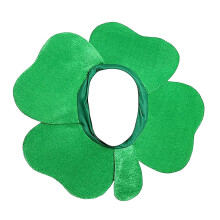 Chapeau trèfle irlandais à quatre feuilles pour adultes – Haut-de-forme vert à motif trèfle, compatible avec les accessoires de fête