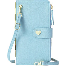 Wallet Women RFID Blocking Credit Card Holder Wallet for Women Bifold Multi Card Wallet Case with 2 Zipper Pockets 3 ID Windows